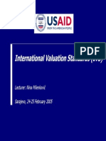 International Valuation Standards for appraiser