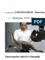 Pernati Dinosaurusi - Nova Faza Paleontologije