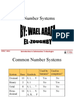 Number Systems: ITEC 1011 Introduction To Information Technologies