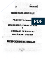 9.0 Recepción de Materiales i