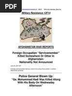Military Resistance 12F14 Welcome Back