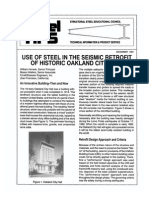Use of Steel in The Seismic Retrofit of Historic Oakland City Hall