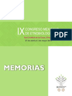 Memorias IX CME