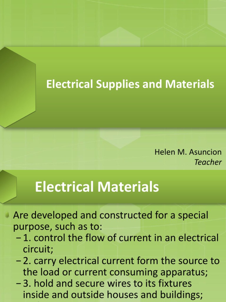 Electrical Supplies and Materials PDF Ac Power Plugs And Sockets