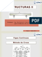 05 Vigas Continuas - Metodo de Cross - Estructuras II - UPAO