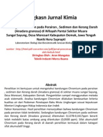 Kandungan Chromium Pada Perairan Sedimen Dan Kerang Darah