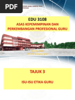 Tajuk 3 Isu Isu Etika Guru