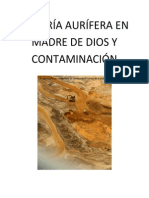 Minería Aurífera en Madre de Dios