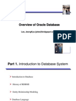 Oracle Database Overview and Architecture