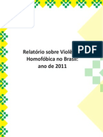 Relatório Violencia Homofobica 2011 COMPLETO