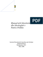 Manual Mbi Identitetin Dhe Ideologjine e Partive Politike PDF