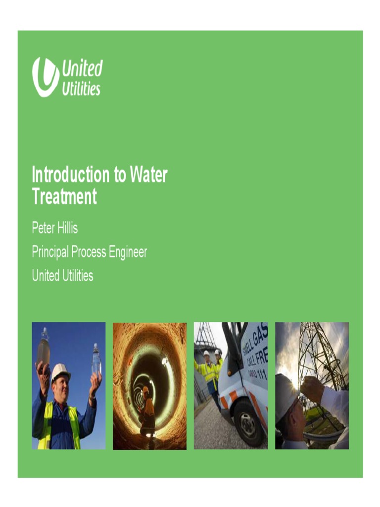 Introduction to water treatment peter hillis principal process