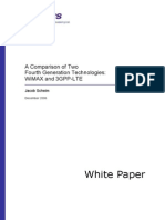 White Paper: A Comparison of Two Fourth Generation Technologies: Wimax and 3Gpp-Lte