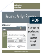 18 Sep - Creating A Top-Notch Business Analyst Resume