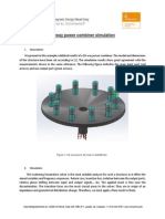 Ten Way Conical Power Combiner Simulation 76