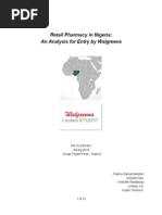Download Retail Pharmacy in Nigeria -Walgreens Entry Strategy by sdrao84 SN232694348 doc pdf