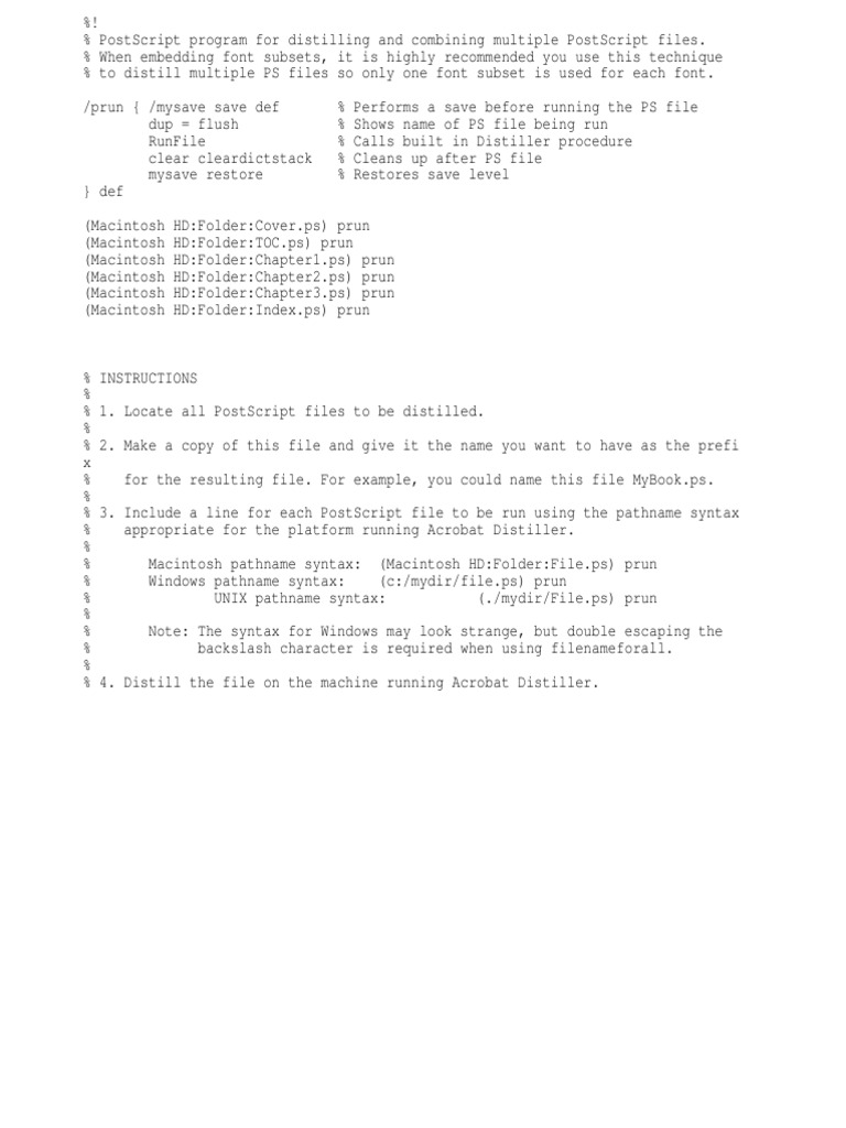 Runfilex Ps | PDF | Computers