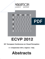 ECVP 2012 Supplement Abstracts