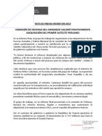 Comisión de Defensa Del Congreso Valoró Positivamente Adquisición Del Primer Satélite Peruano