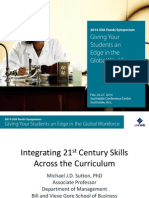 Sutton 2014 SYMP Integrating 21st Century Skills Across The Curriculum V4-R1