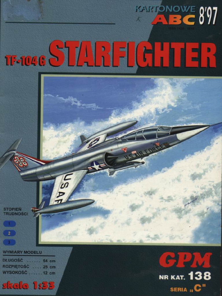 (Papermodels@Emule) (GPM 138) - TF-104G Starfighter | PDF
