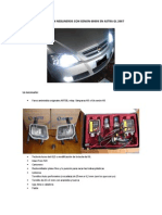 Instalación Neblineros Astra GLS 2003