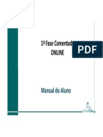 Manual Do Aluno - 1 Fase CACD Comentada ONLINE