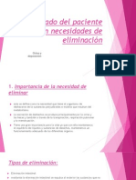 Cuidado Del Paciente Con Necesidades de Eliminación