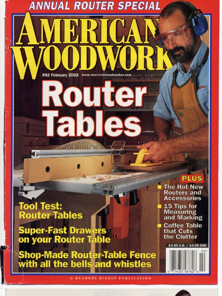 American Woodworker - 092 (02-2002) Router Tables | PDF