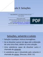 Aula 3 (Soluções) – Físico-química