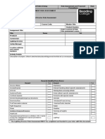 Director and Producer Risk Assessment Template