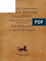 Em Swedenborg TRAITE DE LA DIVINE SAGESSE Hyde197 Louis Jean Français Volume 1sur2 1953