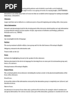 Intonation Summary