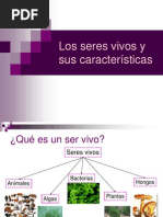Caracteristicas de Los Seres Vivos