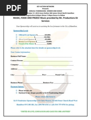 Sponsorship Form