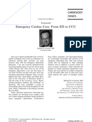 Cardiology Clinic 2006, PDF, Myocardial Infarction