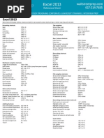 Excel 2013 Shortcuts