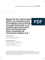 TOC Throughput Accounting