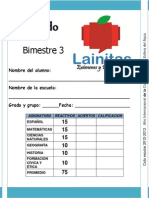 5to Grado - Bimestre 3 (2012-2013)