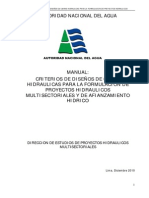 Criterios de Diseño de Obras Hidráulicas - Autoridad Nacional Del Agua (Perú)