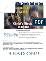 Mission Driven Purpose Report To Ghana