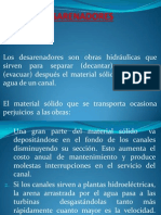 Estructuras Hidráulicas Desarenadores