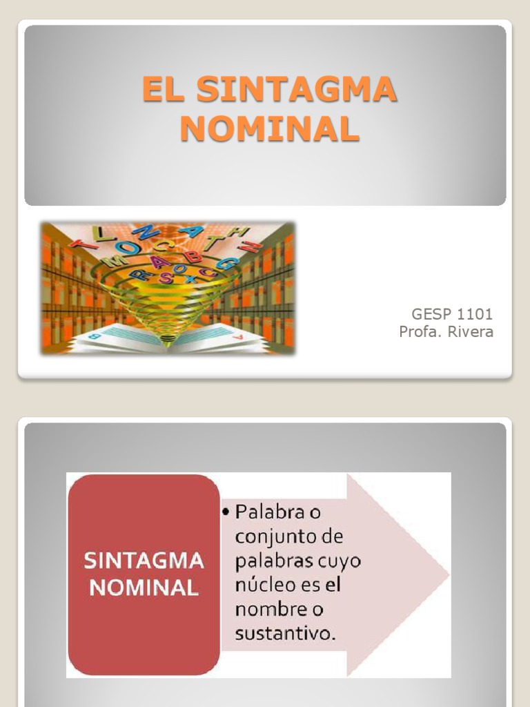 Sintagmas nominales y verbales explicados | PDF | Verbo | Objeto ...