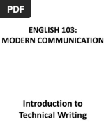 ENGLISH 103 Introduction