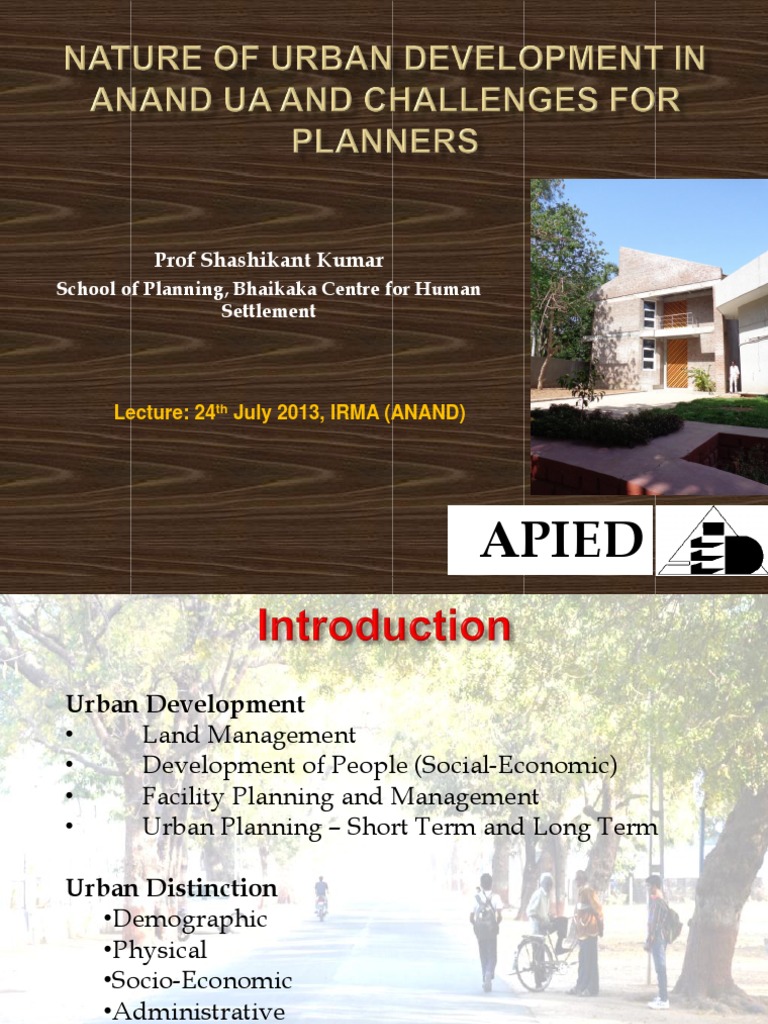 Urban Planning Challenges in Anand | PDF | Infrastructure | Waste ...