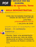 O CONTEXTO HISTÓRICO DO SÉCULO XIX NA EUROPA