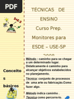 Técnicas de ensino