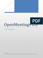 Openmeetings 2.0 - User's Manual (1)