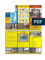 Kusen PVC Upvc Pintu Jendela Rumah Minimalis Modern