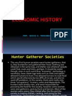 Hunter Gatherer and Agrarian Economies